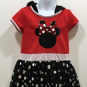 Disney Minnie Mouse Girls Dress 6/6X